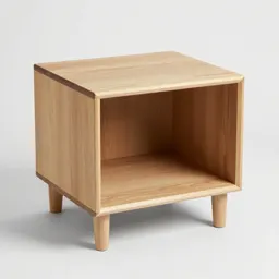 Nightstand with a shelf