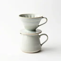 Ceramic pour-over dripper