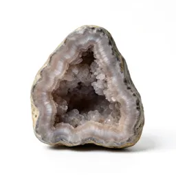 Geode with calcite