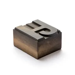 Letterpress type block