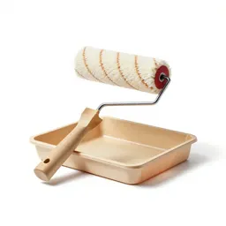 Paint roller and tray