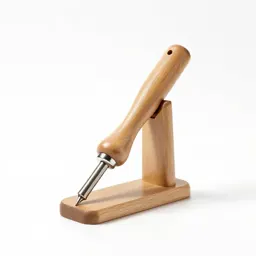 Soldering iron with a stand