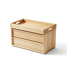 Toolbox with a cantilever tray