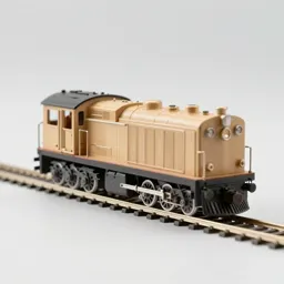 Model train locomotive