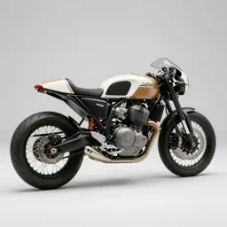 Cafe racer motorcycle