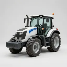 Tractor with a loader