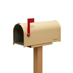 Mailbox on a post