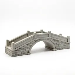 Stone bridge model
