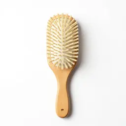 Boar bristle hairbrush