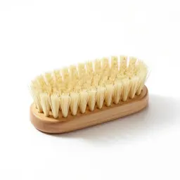 Natural bristle body brush
