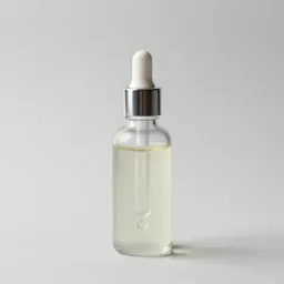 Set of glass dropper serums