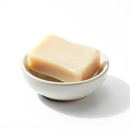 Shaving soap in a bowl