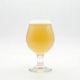 Hazy pale ale in a tulip glass