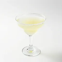 Margarita with a salt rim