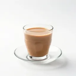 Masala chai in a glass