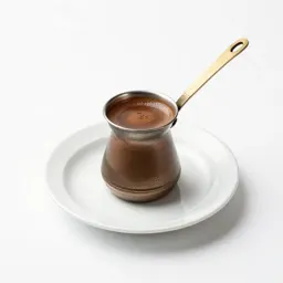 Turkish coffee in a cezve