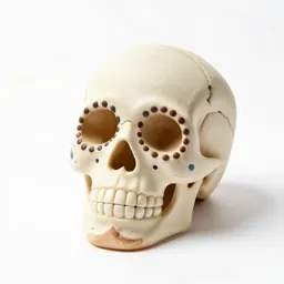 Day of the dead sugar skull