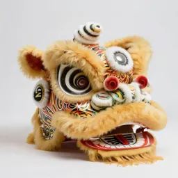 Lion dance head