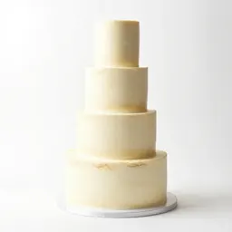 Tiered wedding cake