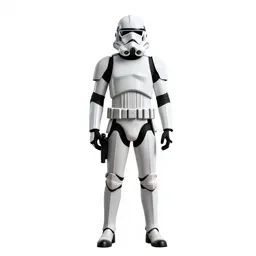 Clone trooper without a helmet