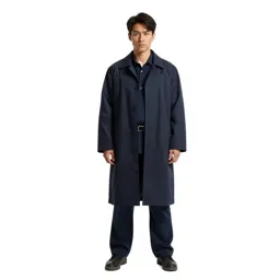 Street samurai in a long coat
