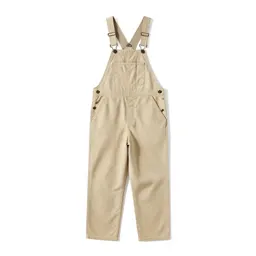 Pair of canvas overalls