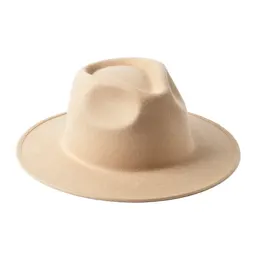 Wide-brim felt hat