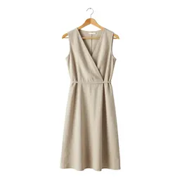 Wrap dress on a hanger