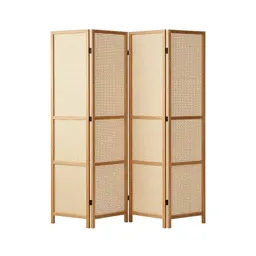 Folding screen room divider