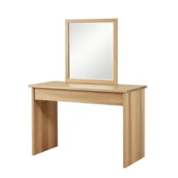 Vanity table with a mirror