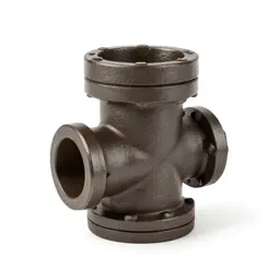 Cast iron pipe flange