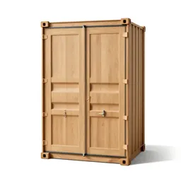 Shipping container door