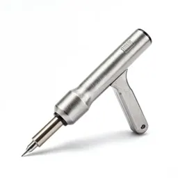 Compact travel soldering iron