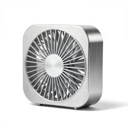 Retro-futuristic portable fan