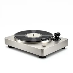 Retro-futuristic record player