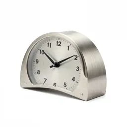 Organic curved desk clock