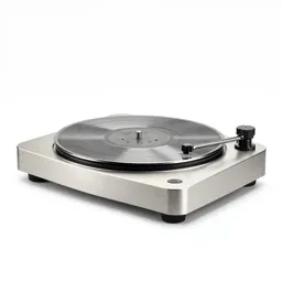 Organic curved record player