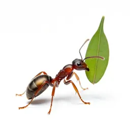Leafcutter ant carrying a leaf