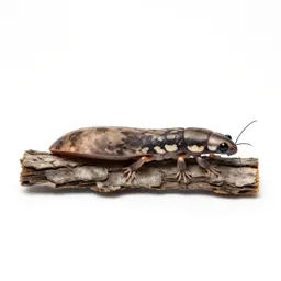 Weta on bark