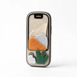 Mobile with felt shapes
