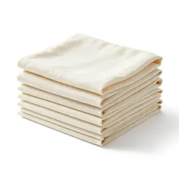Stack of muslin cloths