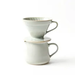 Ceramic pour-over dripper