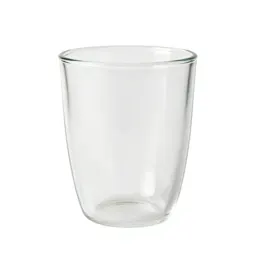 Double-walled glass tumbler