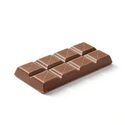 Chocolate bar in foil