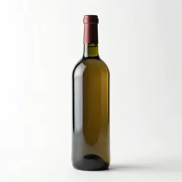Wine bottle with a wax seal