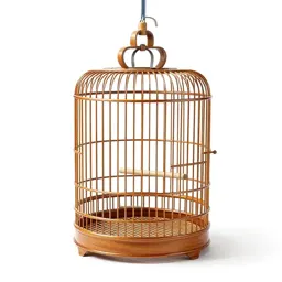Bird cage with perches