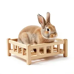 Hay rack for rabbits
