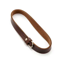 Leather dog lead
