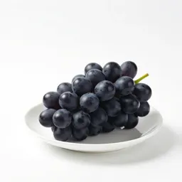 Bunch of black grapes