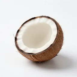 Coconut cracked open